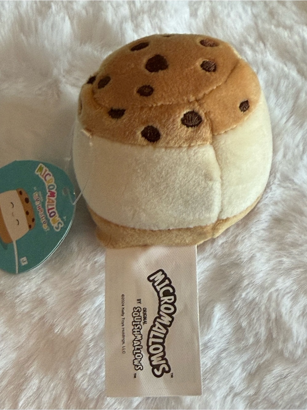 Koako the Ice Cream Sandwich Micromallow Plush Keychain/ Bag Charm NWT - Picture 2 of 4
